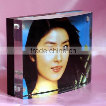 decorative square glass picture photo frame customized size