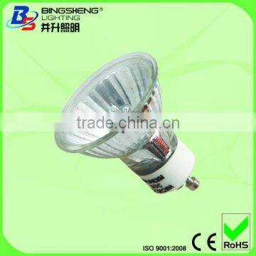 GU10 230v halogen bulb GU10 base 50W with glass cover