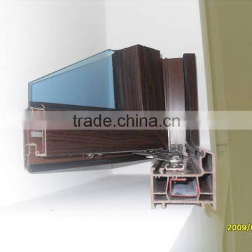 Algeria Market Pvc Profile for Window 60 Series Casement Window With Mosquito Construction Building photo-4