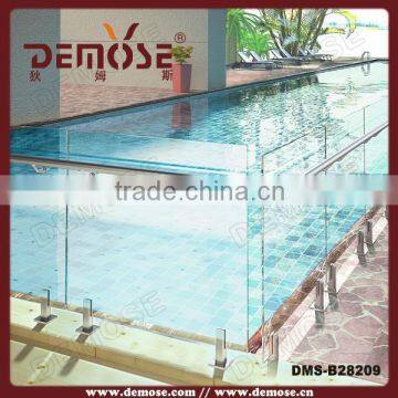 swimming pool handrail frameless glass balustrade mould