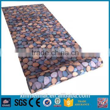 pebble design waterproof indoor outdoor mat manufacturer china 15 meter