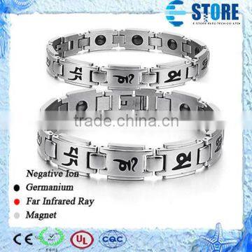 Chain Stainless Steel Bracelet Magnetic Bracelet Scalar Energy Bracelet 2015