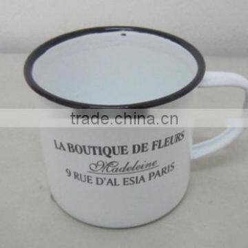 Carbon Steel Enamel Cup,White Enamel Cup,Enamel Tea Cup,Carbon Steel Mug,carbon Steel Enamel Water Cup,carbon Steel Jug,