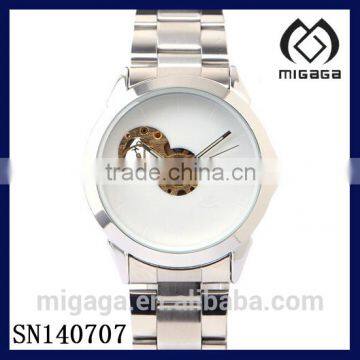 fashion OEM design customized stainless steel automatic watch for men*customized dial mechanical watch