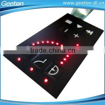 LED Pillow Embossed Keyboard Membrane Switches