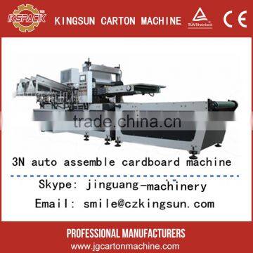 China professional corrugated paperboards assemble machine