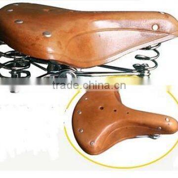 brown color classical bike saddle for bike