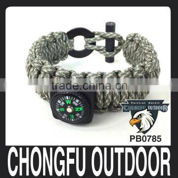 fire starter survival paracord bracelet