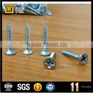 white color zinc coating drywall screw, galvanized drywall screw nail manufacturer