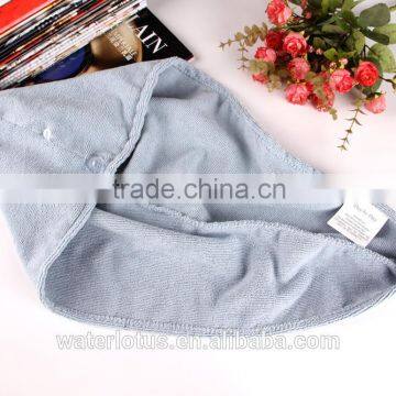 Handle Knitted Head Wrap Absorption Towel Hair Towel and Bath Wrap photo-4
