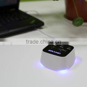 Computer SD TF M2 MS Card Reader With Usb Hub 2.0 LED COMBO photo-5