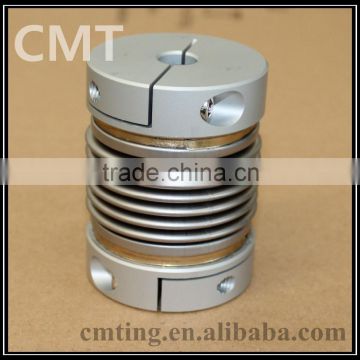 Bellows shaft coupling for CNC machine