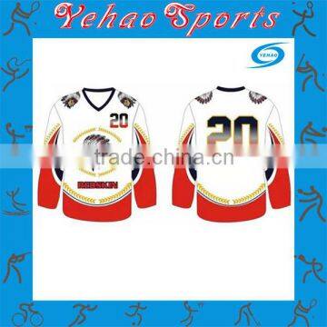 Sublimation Spandex Latest Hockey Jersey