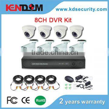 Cheap CCTV Kits 8ch dvr home surveillance 700TVL 8 channel weatherproof cctv camera system security cctv kit