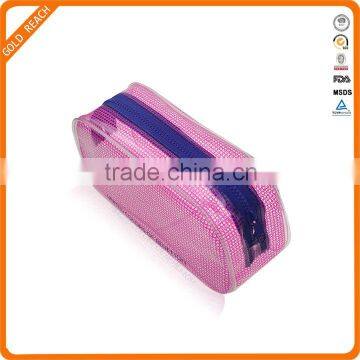 Travel Transparent Toiletry Zip Pouch Plastic PVC Cosmetic Bag