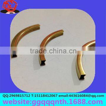 Hardware lighting apparel accessories square straight bending Cut copper tube