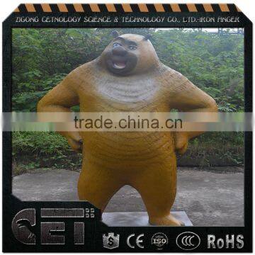 Bear fiberglass animal life size in Sculpture Amusement Park Products                        
                                                Quality Choice