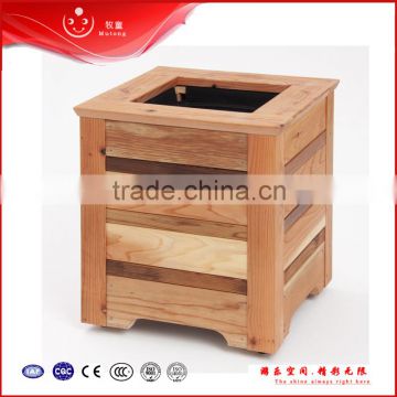 2015 new outdoor wooden garden flower planter