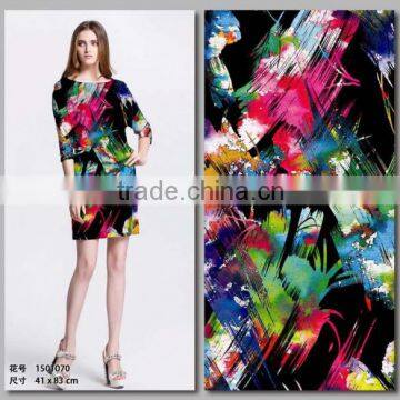 Cheap polyester printing fabric for women garment wholesale