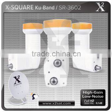 HD Ready Twin (Dual) Ku band Universal LNB                        
                                                Quality Choice