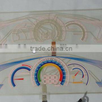 Auto Meter Digital Display flashing el car sticker,large quantity in stock