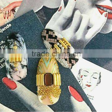 Gold & Silver Metal Nail Art Pipe Studs Hot New Nail Art Decoration photo-5