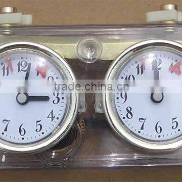 Transparent chess clock and chess timer