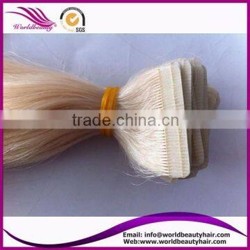 AAAAA+grade quality seamless tape hair extensions