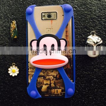 promotion gift high elastic silicone phone frame with paul homme