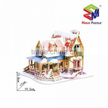 2016 Unique Design Cardboard 3d Jigsaw Puzzle Christmas Toy photo-6