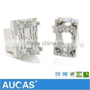Cat5e Keystone Jack Cheap Price Tool-Less RJ45 Wall Jack Male UTP RJ45 Network Modular Jack photo-5