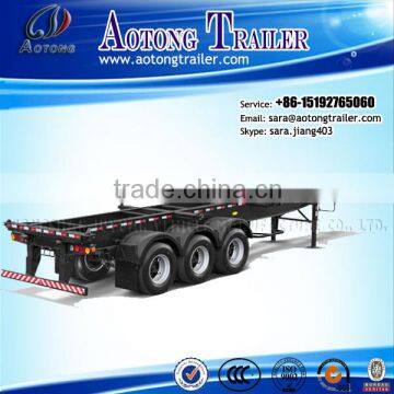 container transport semi trailer, 40 Feet container semi trailer,40ft container chassis for sale