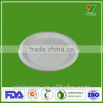 Natural Sugarcane Fibers Eco-friendly custom OEM pizza paper plate