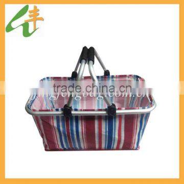 2014 newest foldable shopping basket for promotional