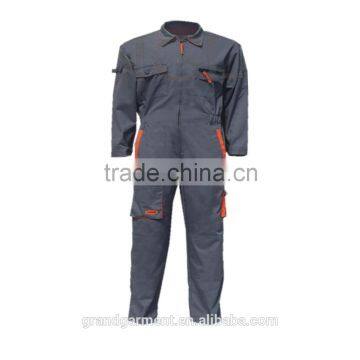 High Quality Working Coveralls with Bellows Pockets Wholesale Workwear Coveralls