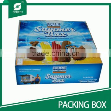 COLOR PACKING BOX FOR ICE CREAM