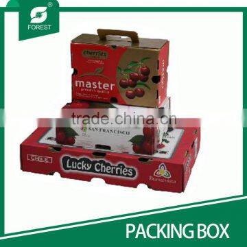 LUXURY CHERRY GIFT CARDBOARD PACKING CARRIER