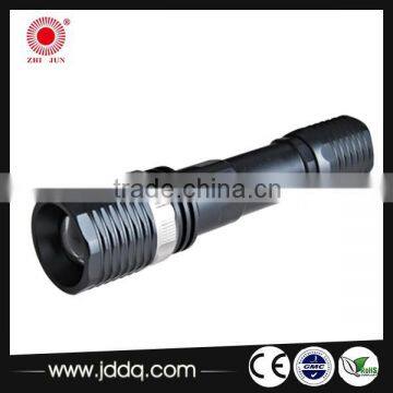 Promotional Zoom Spotlight 3W Led Superbright Aluminium Rechargeable JD-9811 Torch / Flashlight