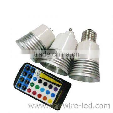 5W rgb high power led bulb light /waterproof spot light