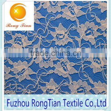 100 Polyester White Gauze Thin Lace Fabric for African Clothing photo-3