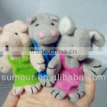 puppets of animal felt Plush Finger Puppet Toy of Animal& people plush toy