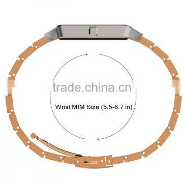 Stainless Steel Replacement Smart Watch Band ,Butterfly Buckle Clasp Fitbit Blaze Smart Watch Band photo-4