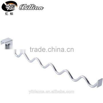 Supermarket Chrome Clothing Hooks Display Pigg Enkel photo-4