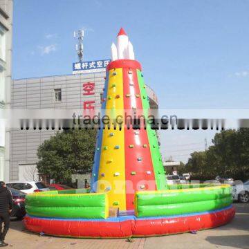 inflatable sport games rock climbing wall for sale