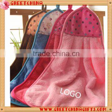 Customized LOGO Advertising High-quality Cotton Untwisted Yarn Jacquard Hotel Towel