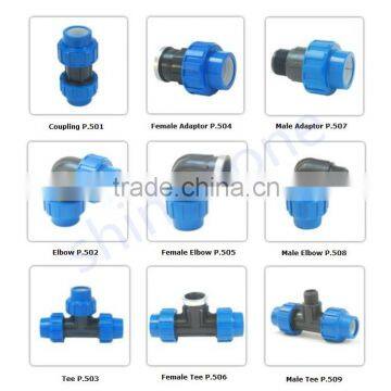 PP Compression Fittings for Irrigation