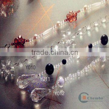 China crystal ceiling hanging craft bead curtain