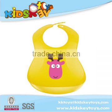 wholesale Kids cute silicone baby bib Fawn bibs baby lunch bibs