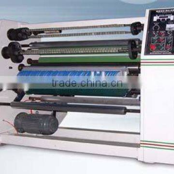 Air pressure blade BOPP stationery tape slitting rewinding machine