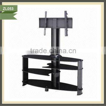 modern cristaleiras of glass pine furniture rack mount lcd tv